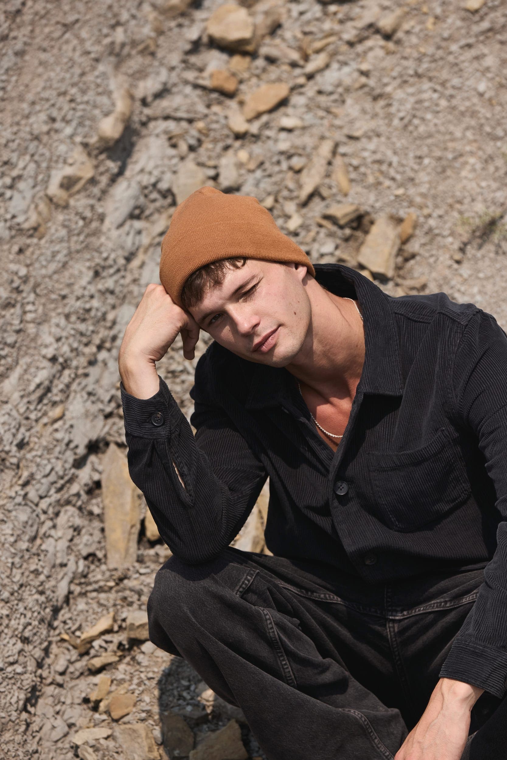 Bonnet avec revers - K-up Gold Label en situation