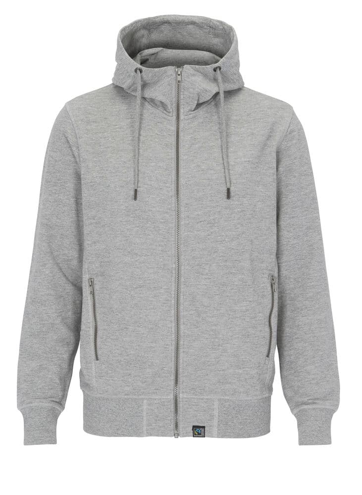 F. SWEAT À CAPUCHE FERMETURE COMPLÈTE HOMME - CERTIFIÉ GOTS