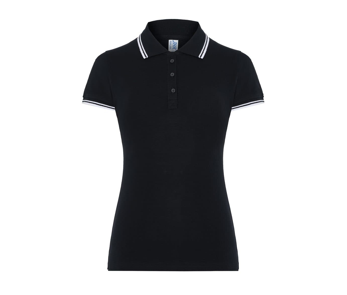 LADY REGULAR POLO coloris Noir / Blanc