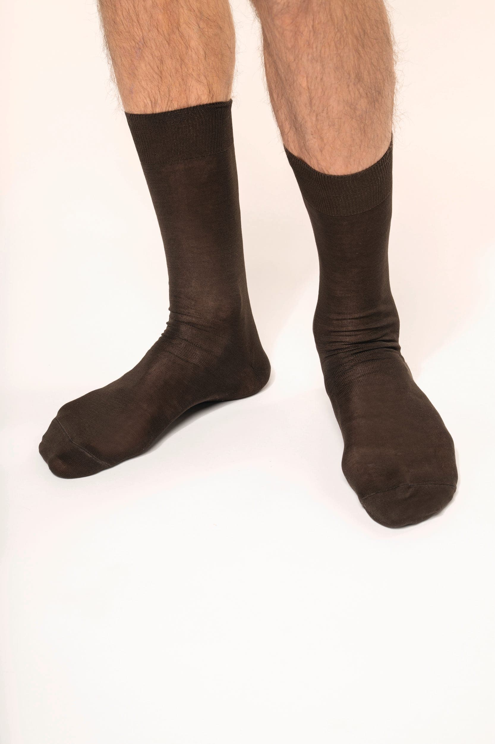 Chaussettes jersey coton fil d'Écosse homme en situation
