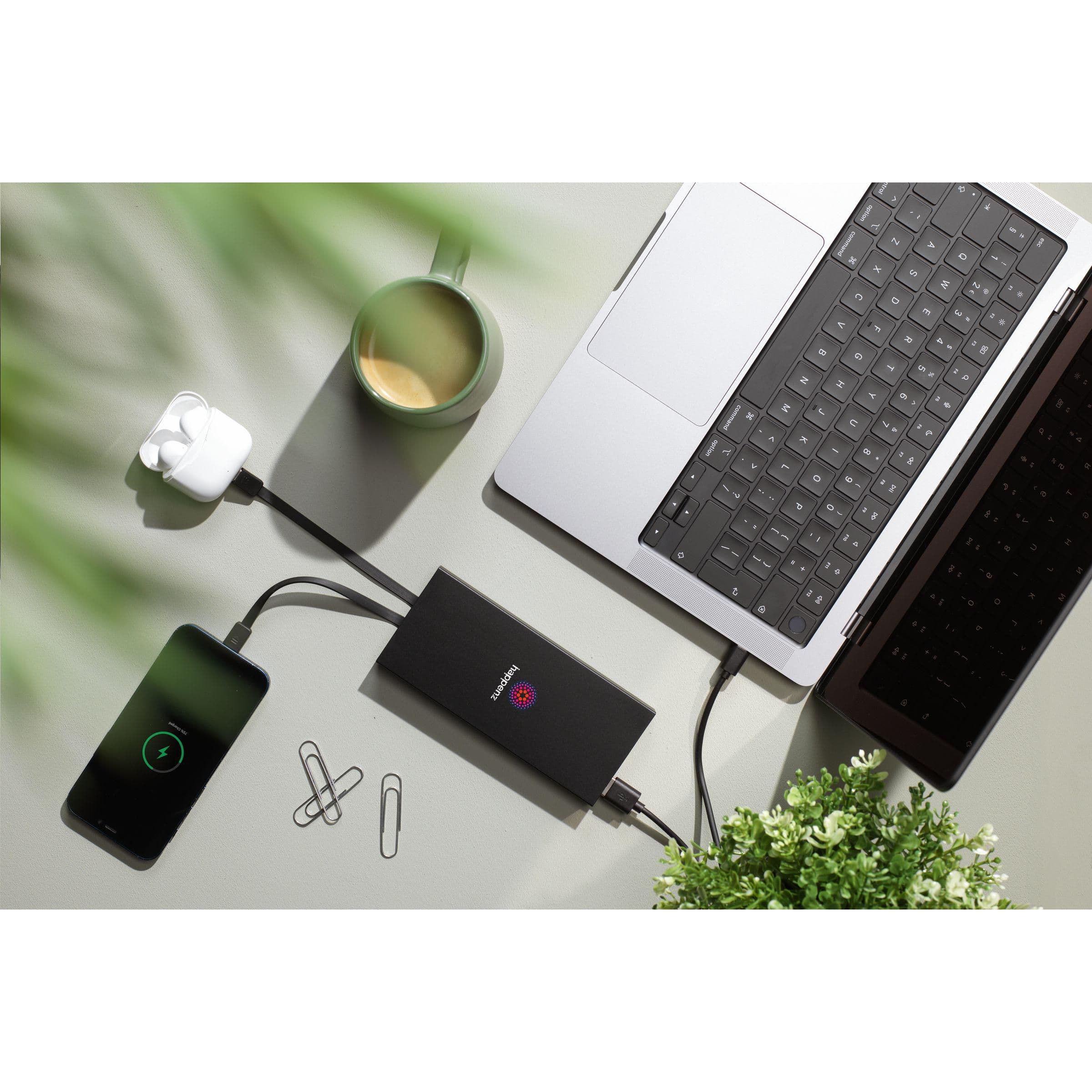Powerbank Rely 10000 RCS aluminium recyclé en situation