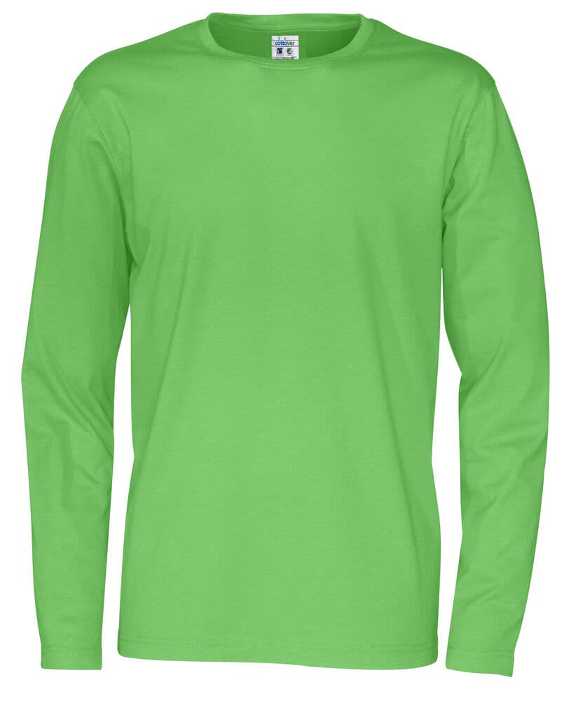 T-SHIRT MANCHES LONGUES HOMME - CERTIFIÉ GOTS coloris Vert