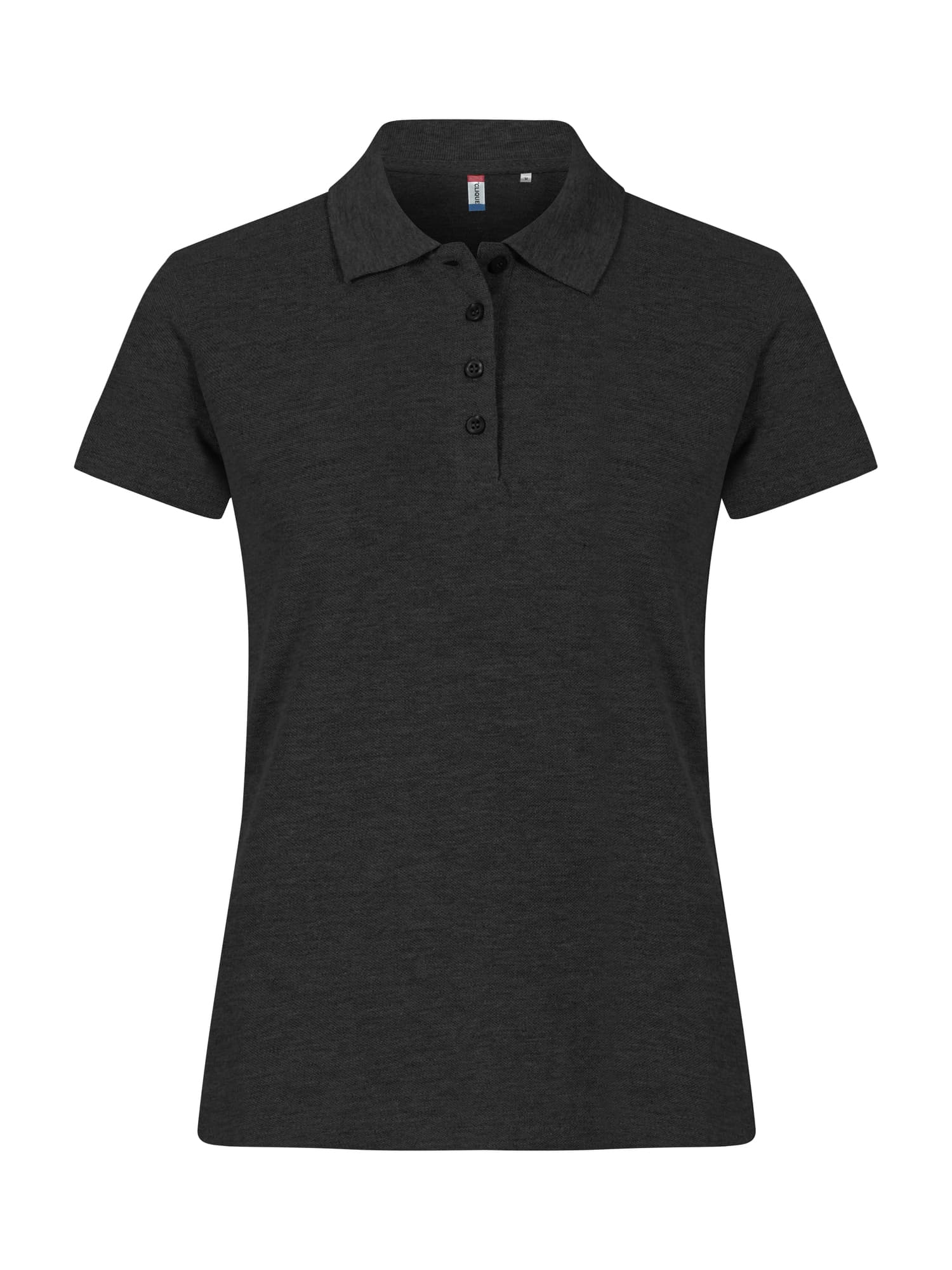 Clique Basic Polo Women coloris Anthracite chiné