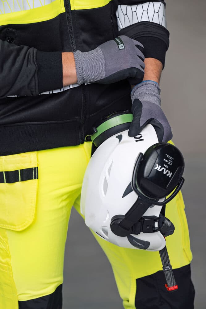 Jobman 2291 Hi-Vis Craftsman Trousers Stretch en situation