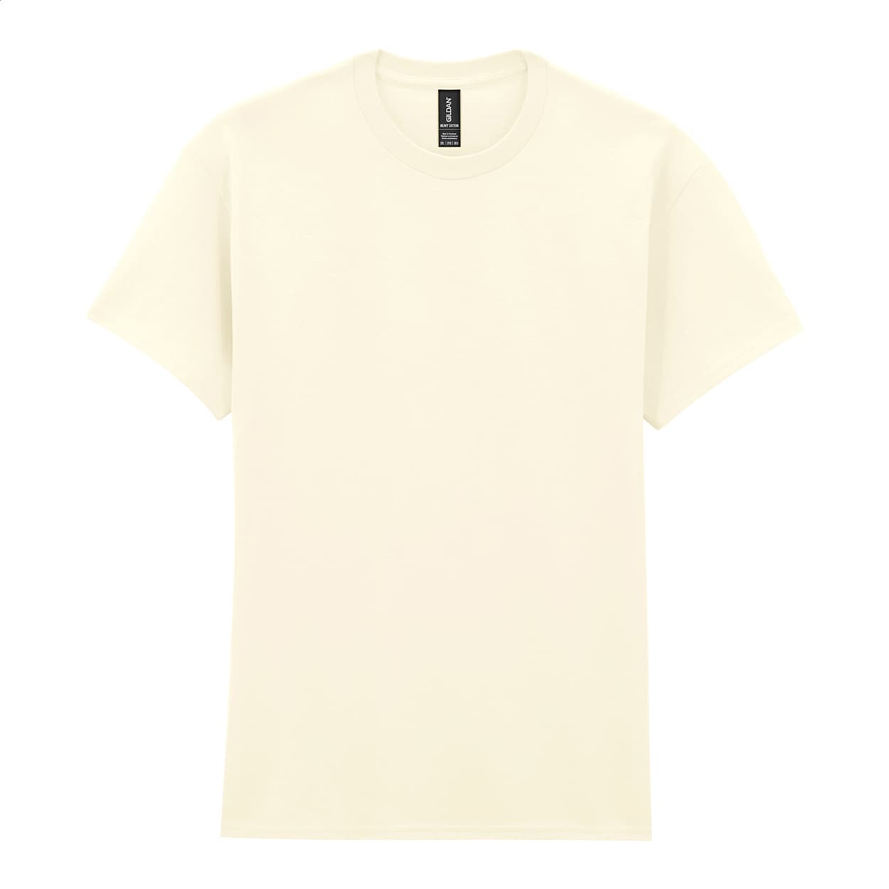 T-shirt en coton épais coloris Beige