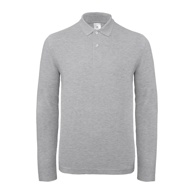 B&C ID.001 LSL coloris Gris chiné