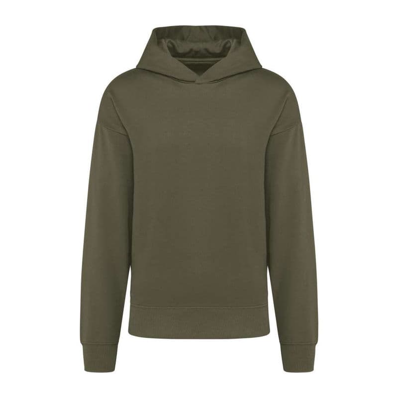 Unisex Oversized Fleece Hoodie coloris Kaki clair