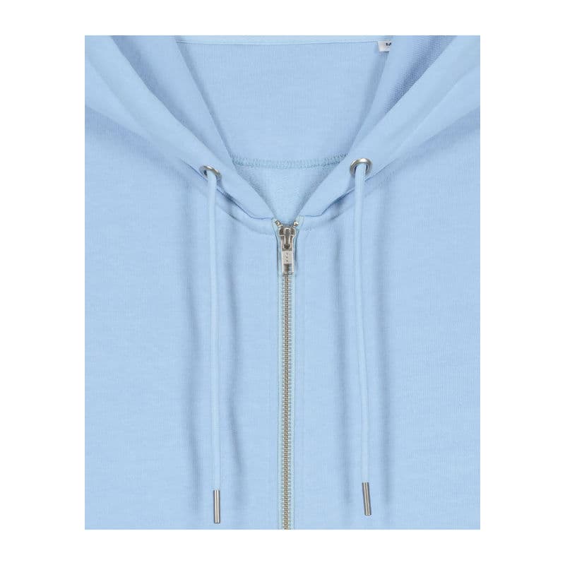Cultivator 2.0 unisex zip-thru hoodie  coloris Bleu Soul