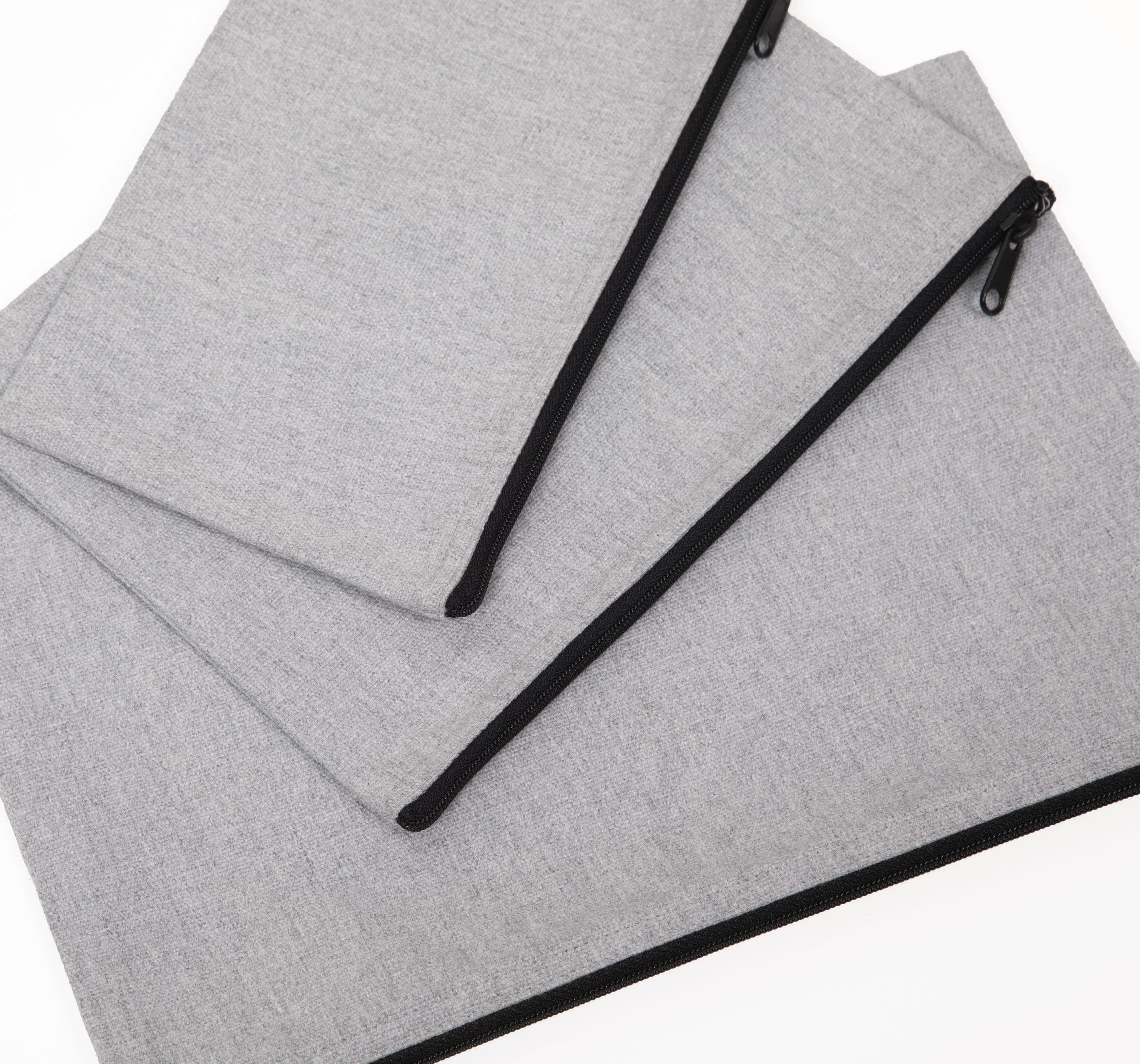 Pochette zippée recyclée en situation