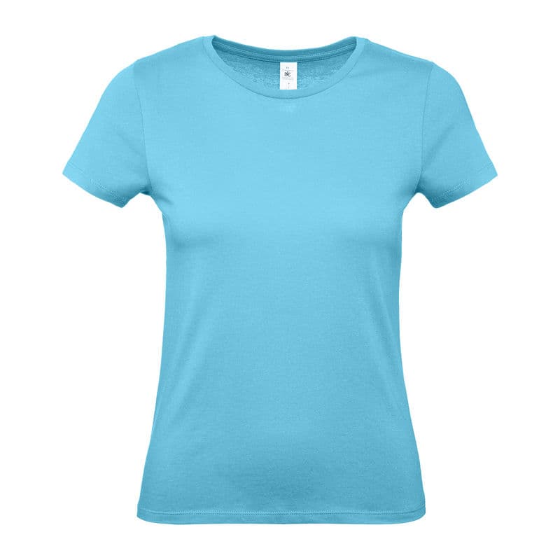 B&C #E150 WOMEN T-SHIRT coloris Turquoise