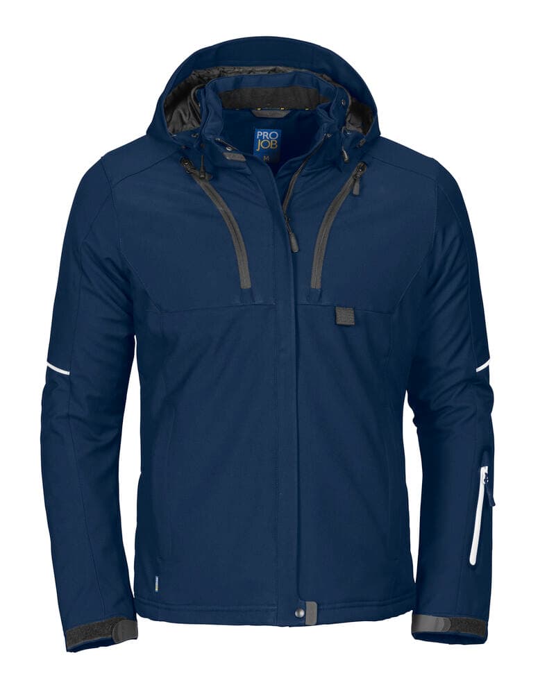 3413 VESTE SOFTSHELL DOUBLÉE FEMME coloris Marine