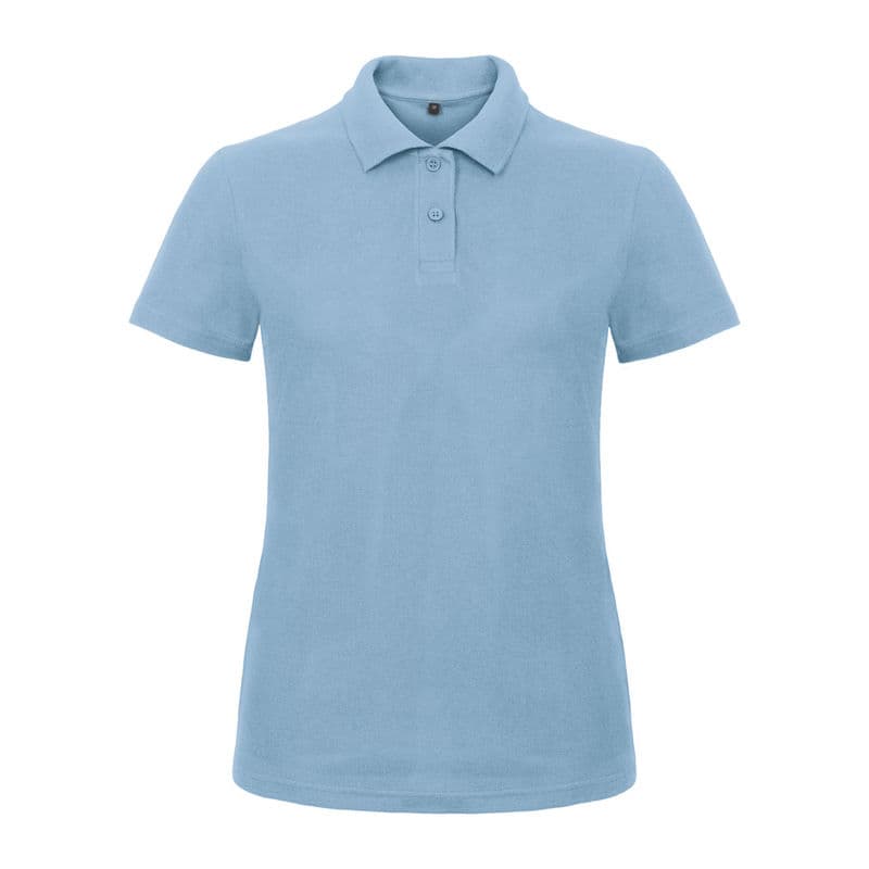 ID.001/ POLO SHIRT WOMEN coloris Bleu clair
