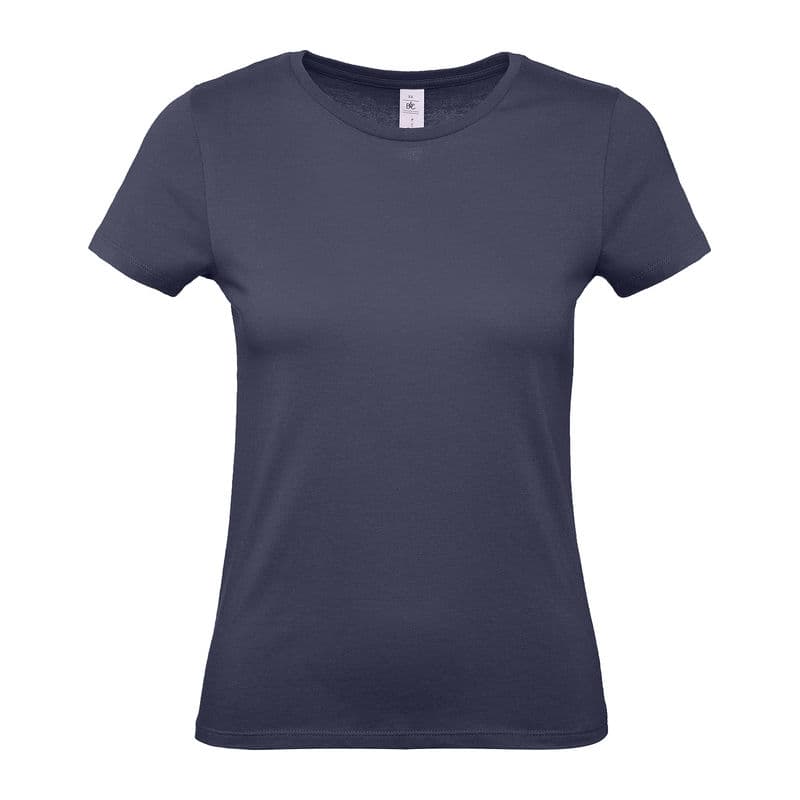 B&C #E150 WOMEN T-SHIRT coloris Marine urbain