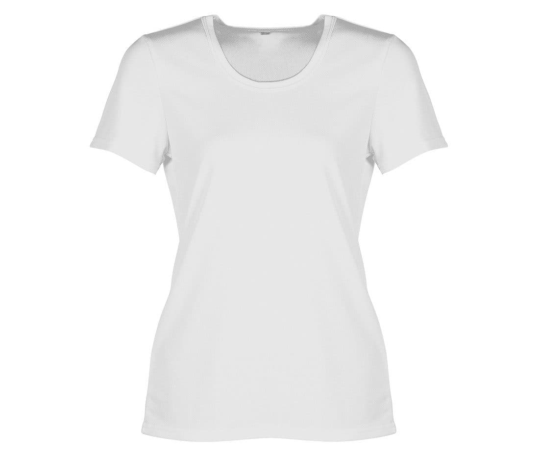 LADIES' NO LABEL SPORT TEE-SHIRT coloris Argent