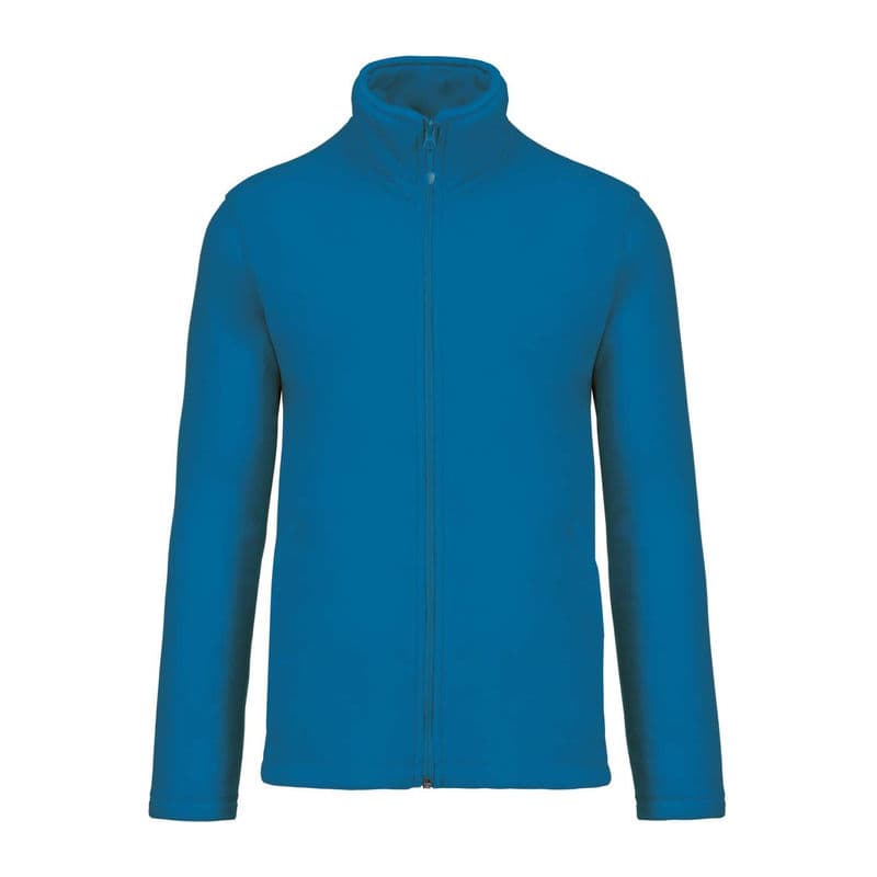 FALCO - FULL ZIP MICROFLEECE JACKET coloris Bleu tropical