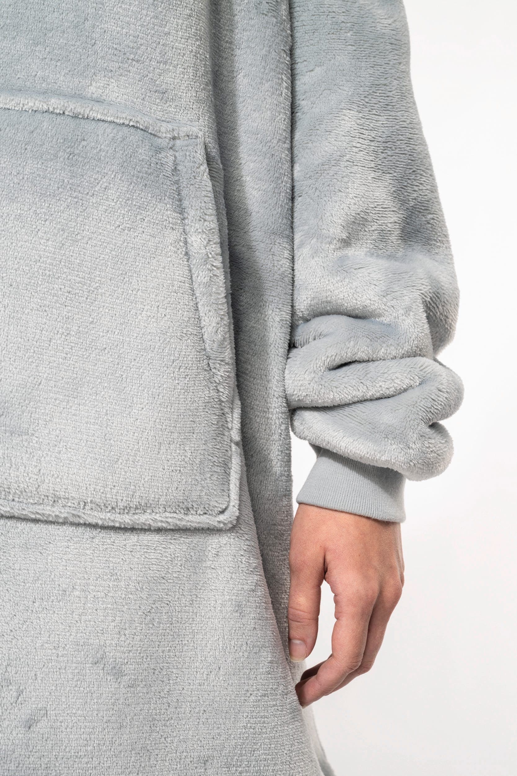 Plaid poncho unisexe en situation