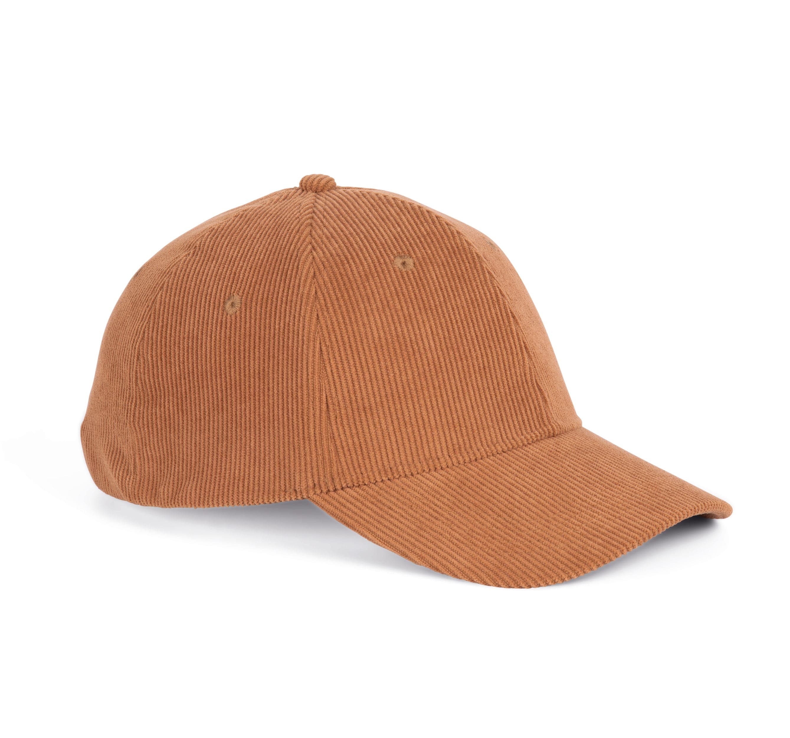 Casquette en velours - 6 panneaux en situation