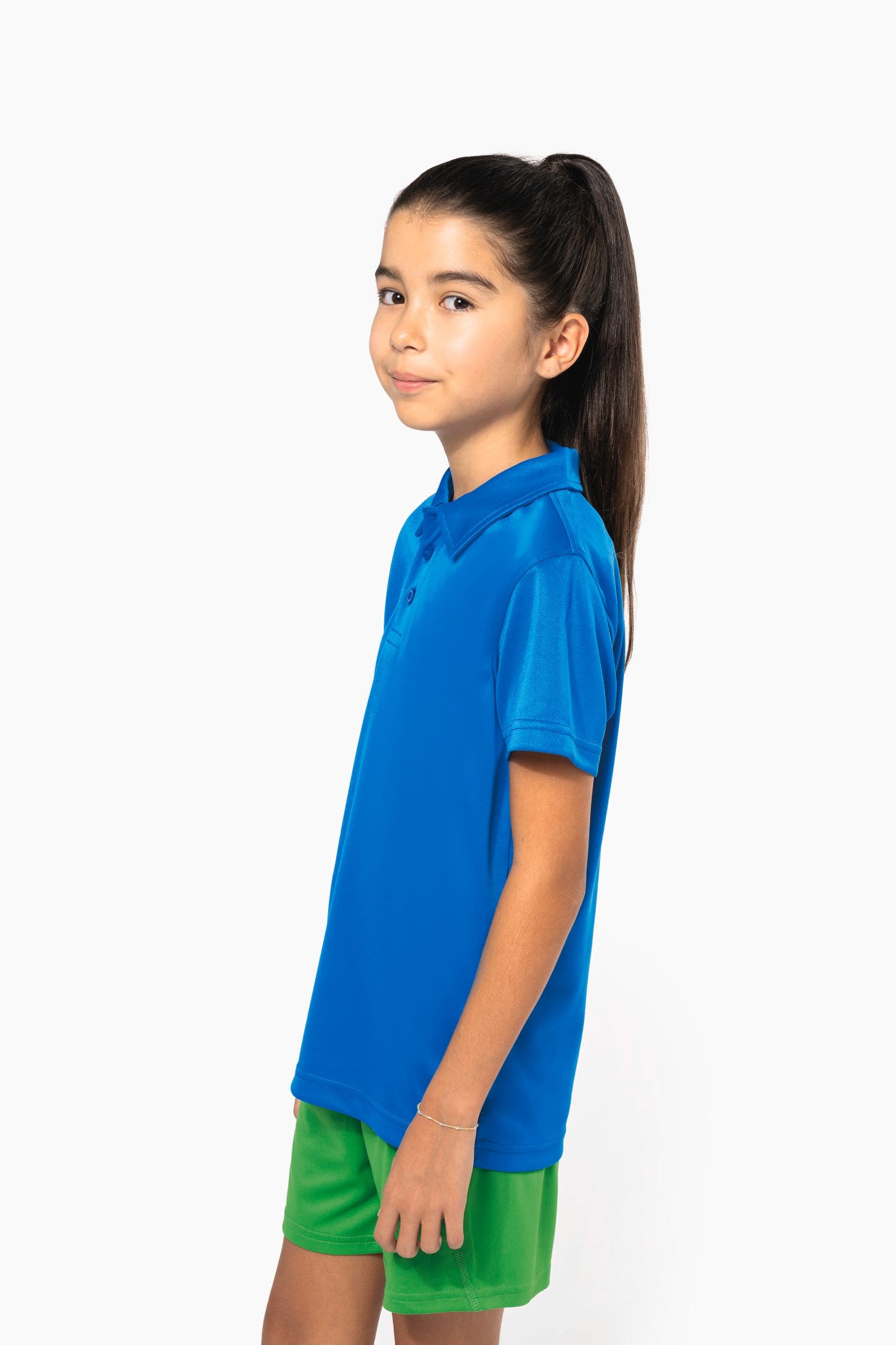 Polo sport manches courtes enfant en situation