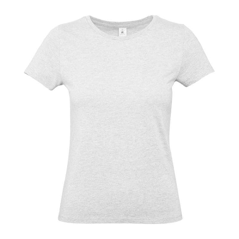 B&C #E190 /WOMEN T-SHIRT coloris Gris cendré