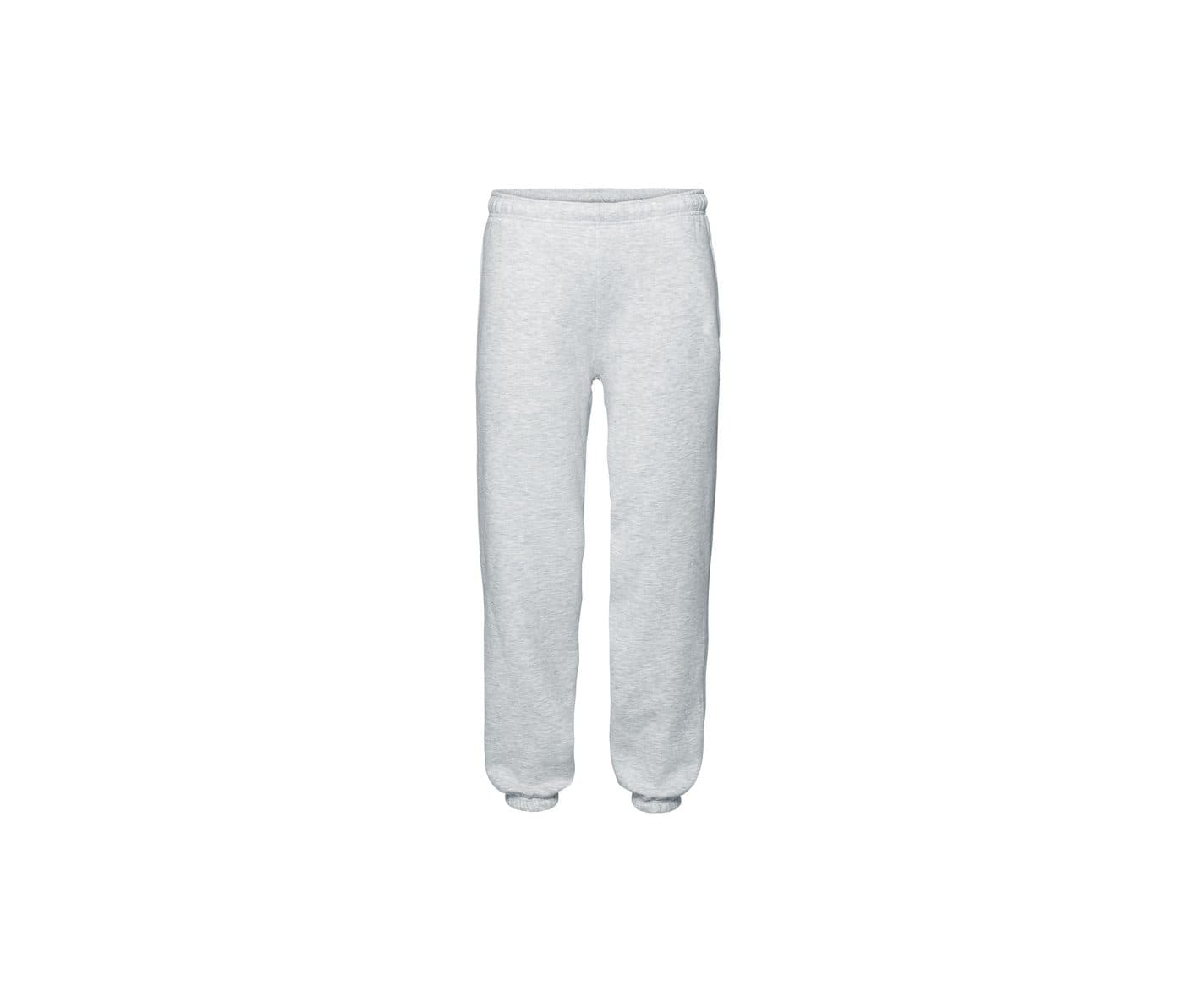 PREMIUM ELASTICATED CUFF JOG PANTS coloris Gris chiné