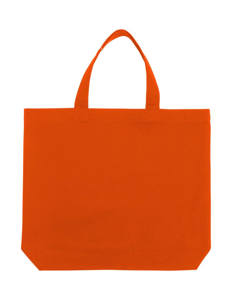 TOTE BAG HEAVY LARGE - CERTIFIÉ GOTS coloris Orange