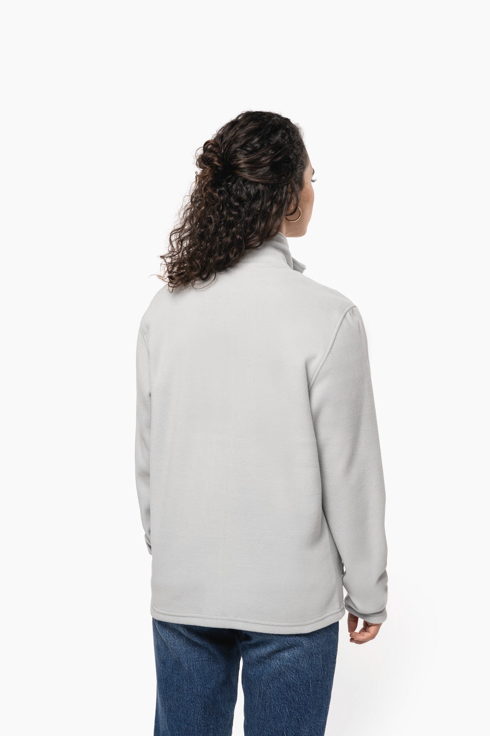 Veste micropolaire écoresponsable unisexe en situation