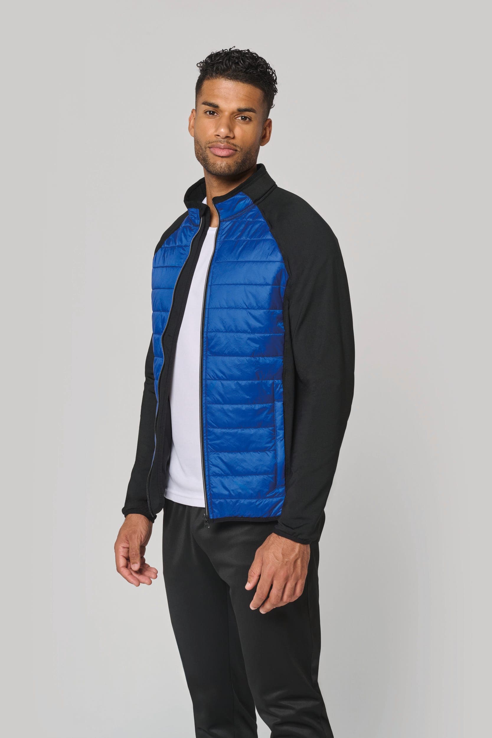 Veste sport bi-matière unisexe en situation