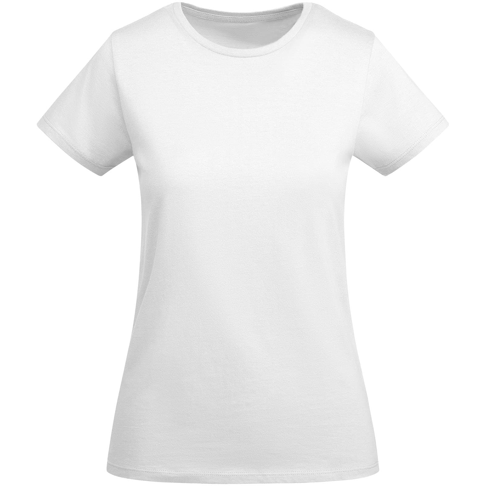 T-shirt de 175 g/m² Breda en coton organique à manches courtes pour femme coloris Blanc