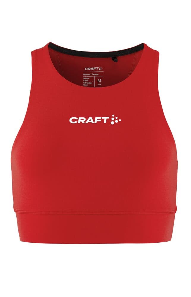 Craft Rush 2.0 crop top w coloris Rouge
