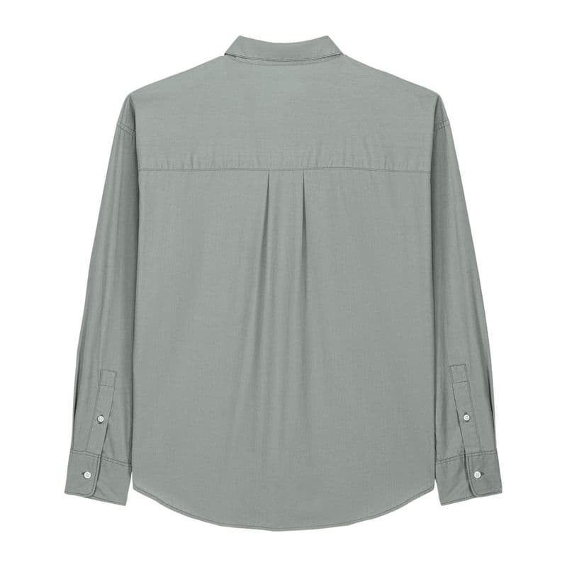 Worker unisex relaxed shirt coloris Gris brumeux Dyed G.