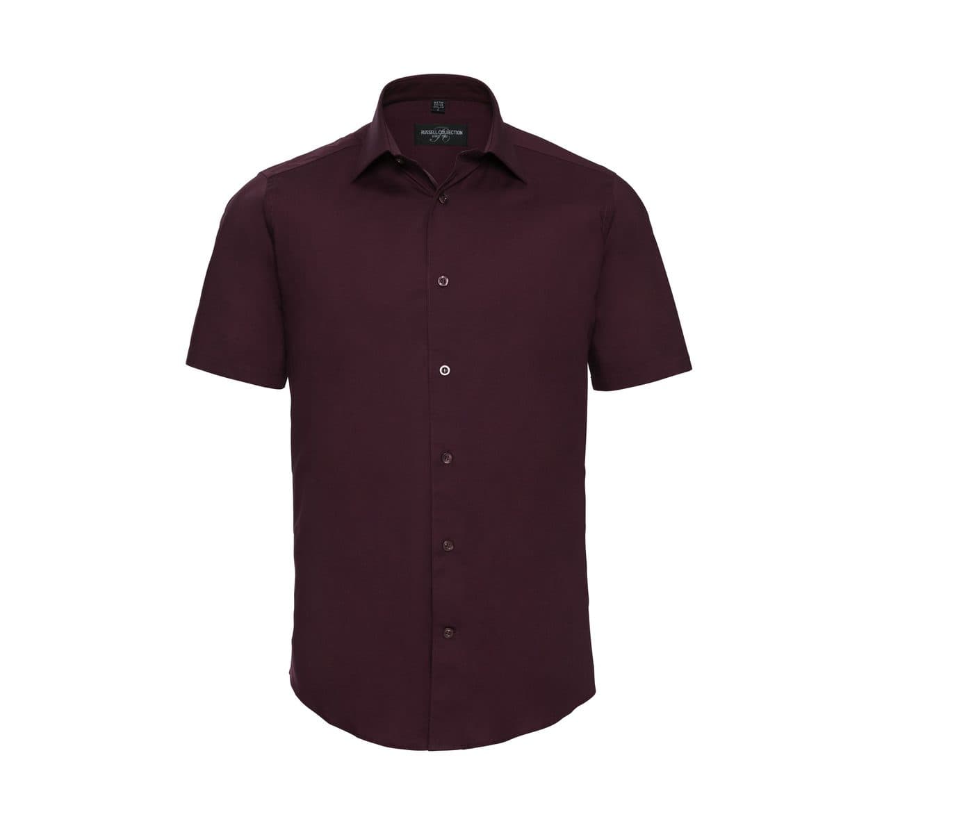 MEN'S SHORT SLEEVE FITTED STRETCH SHIRT