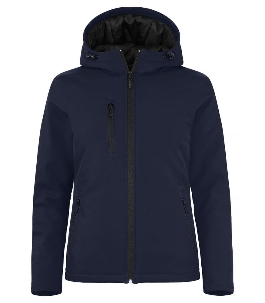 Clique Padded Hoody Softshell Jacket Women coloris Marine foncé