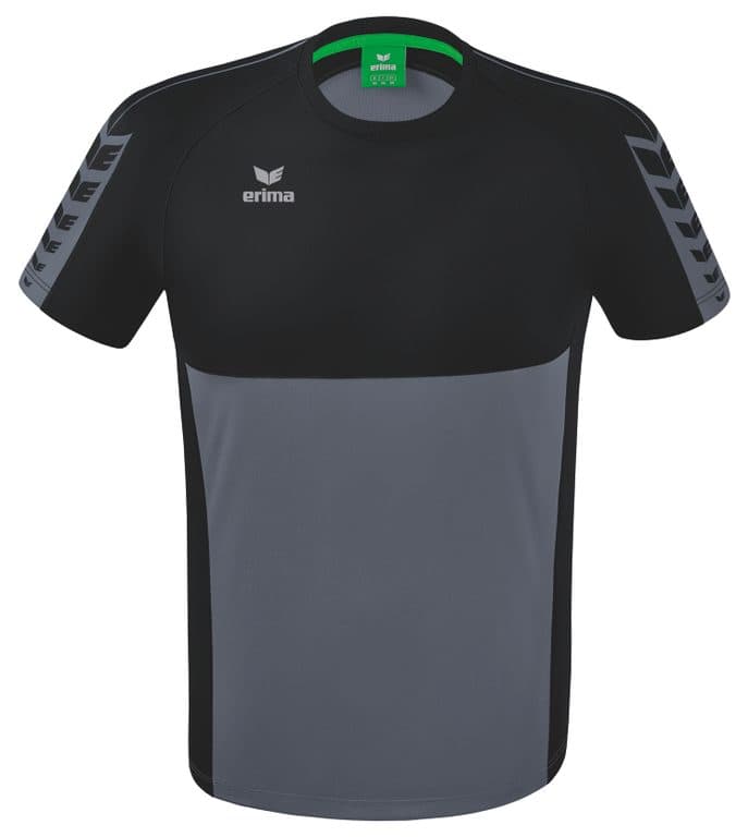 T-shirt Six Wings coloris Gris ardoise / Noir