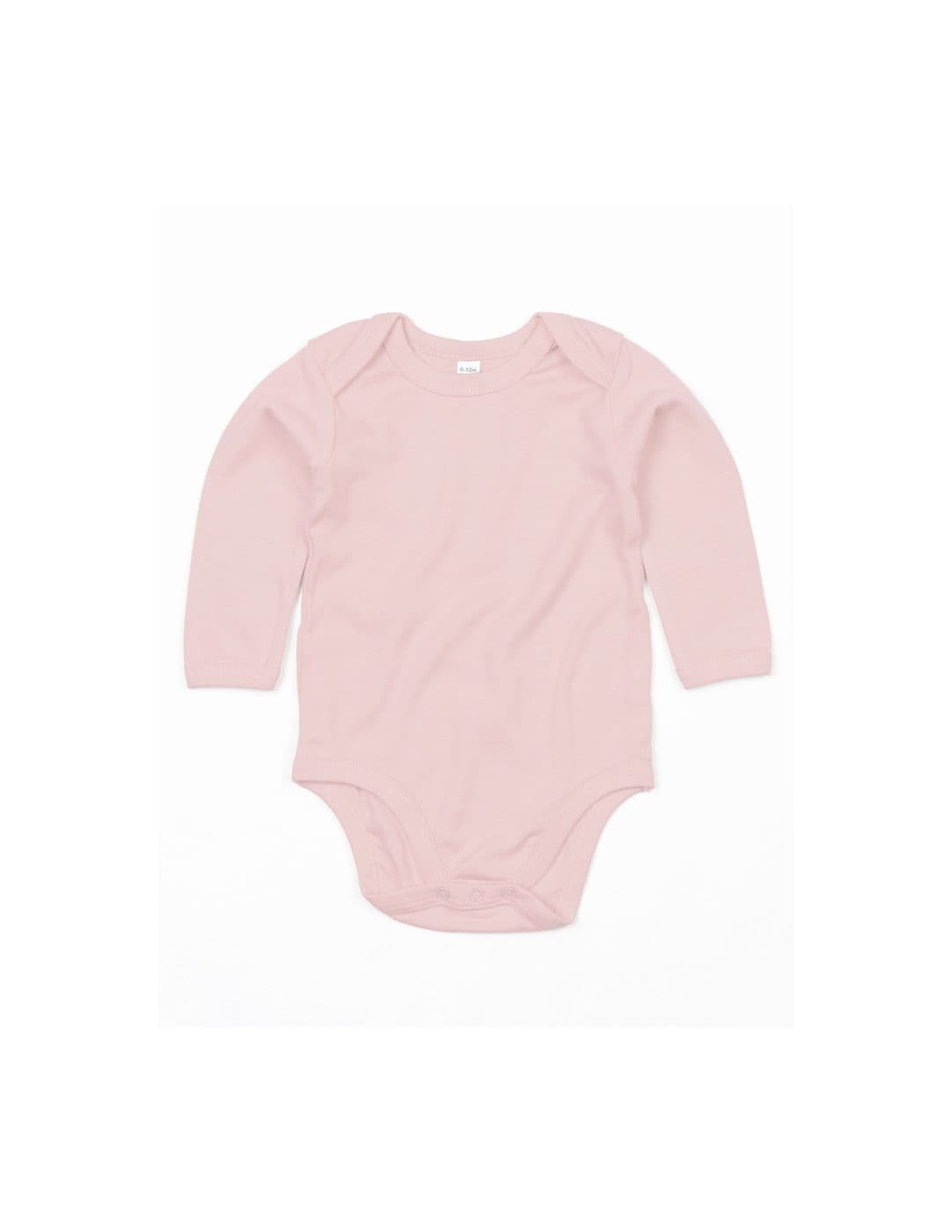 BABY LONG SLEEVE BODYSUIT coloris Rose poudré