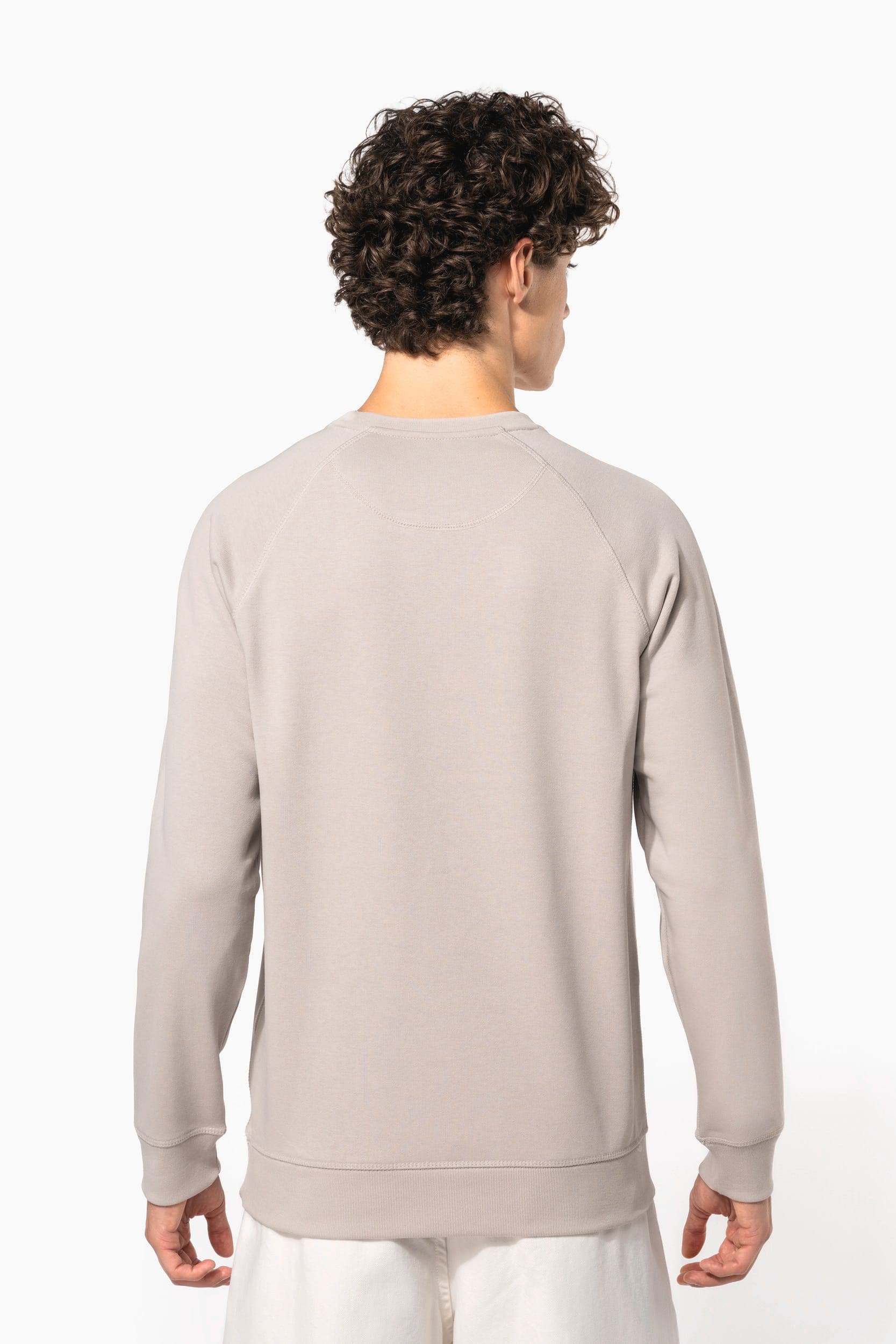 Sweat-shirt Bio col rond manches raglan homme en situation