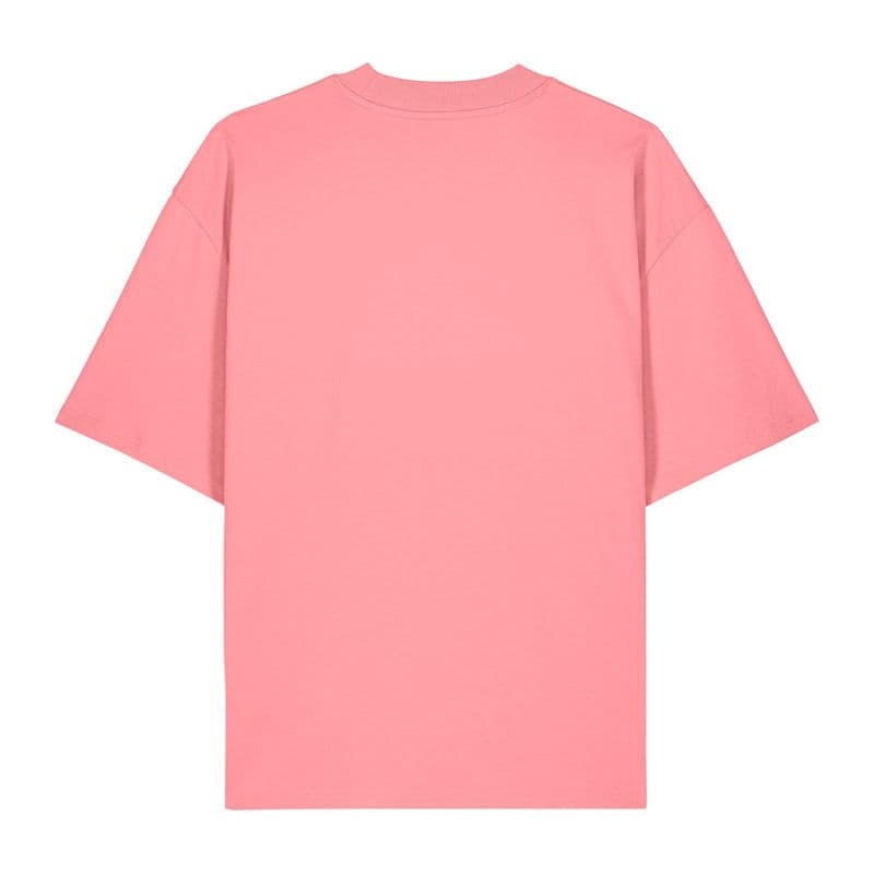 Blaster 2.0 unisex oversized high neck t-shirt coloris Rose Joy