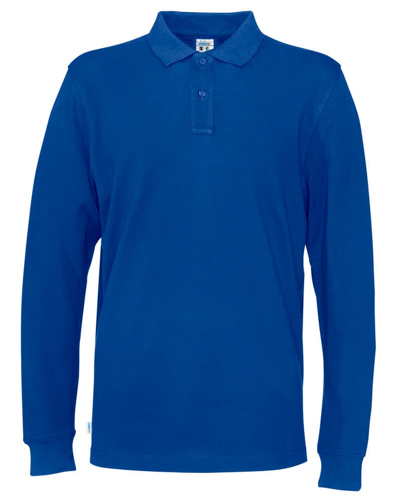 POLO PIQUE MANCHES LONGUES HOMME - CERTIFIÉ GOTS