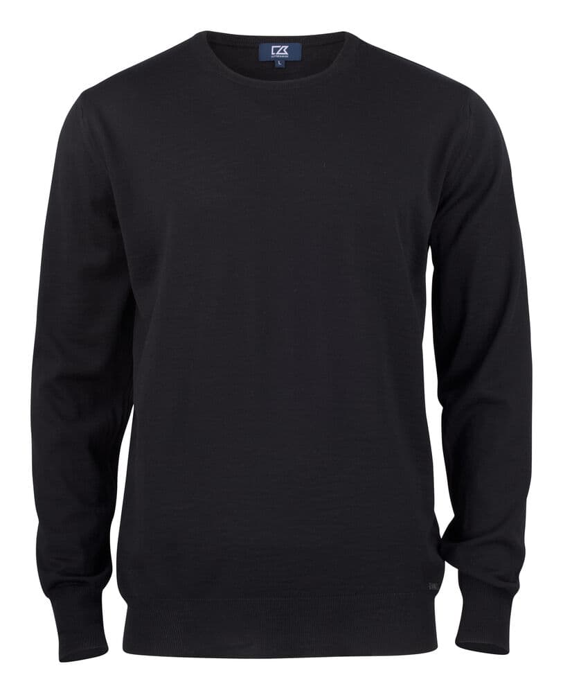 Pull col rond Cutter & Buck Kennewick homme coloris Noir