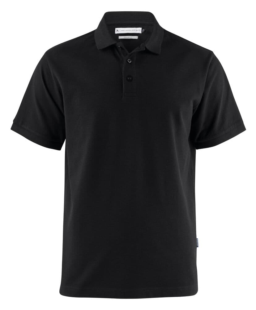 Neptune Polo Piqué Coupe Regular Fit Hommes coloris Noir