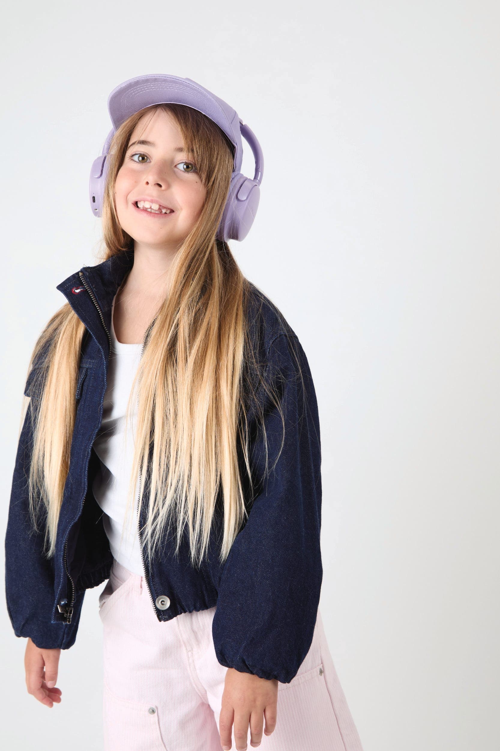 Casquette enfant en coton - 5 panneaux en situation