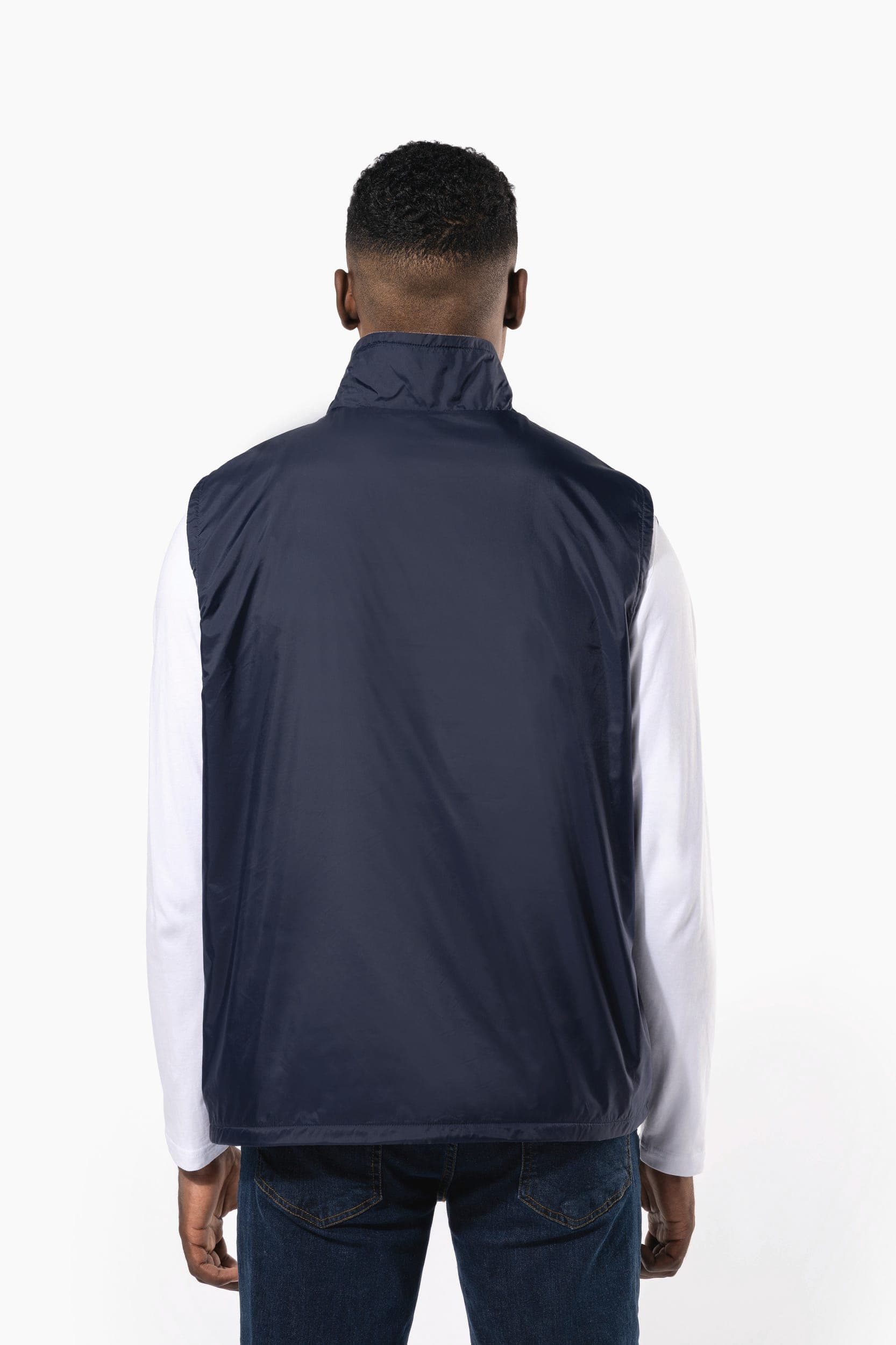 Bodywarmer doublé polaire unisexe en situation