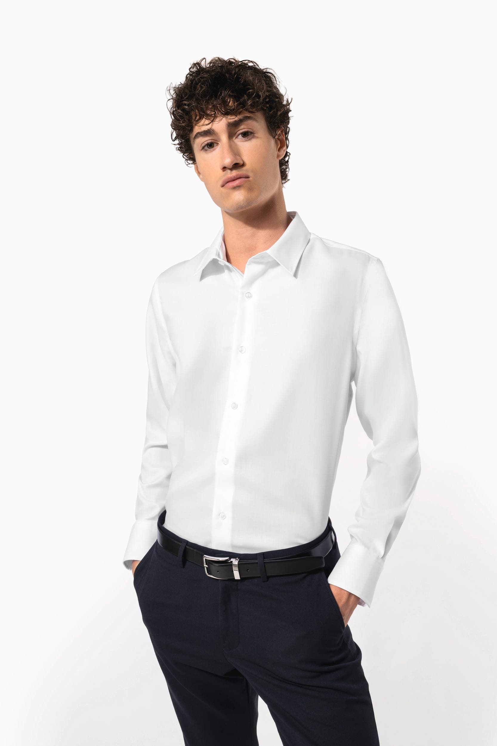 Chemise manches longues sans repassage