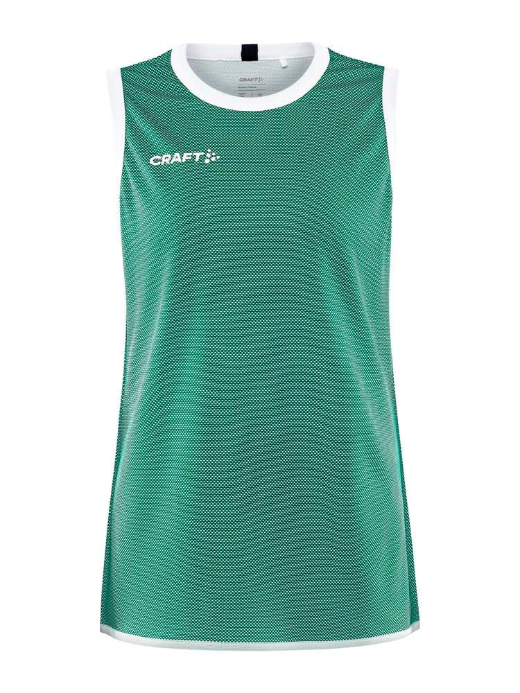Craft Progress reversible basket singlet w coloris Vert / Blanc