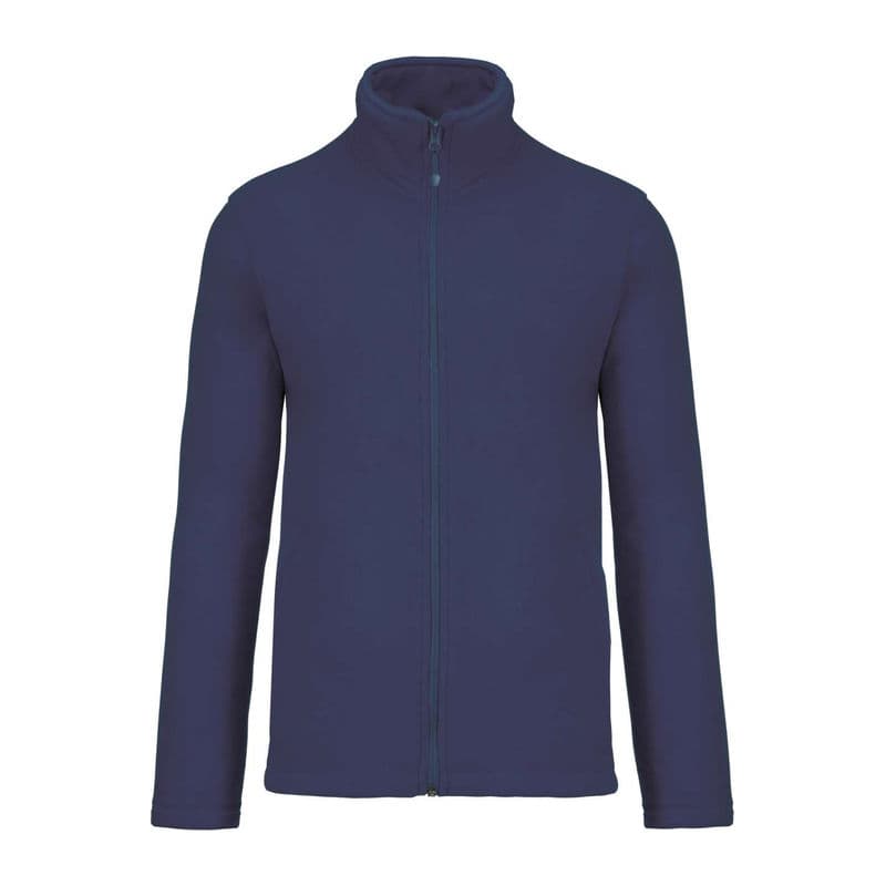 FALCO - FULL ZIP MICROFLEECE JACKET coloris Bleu profond