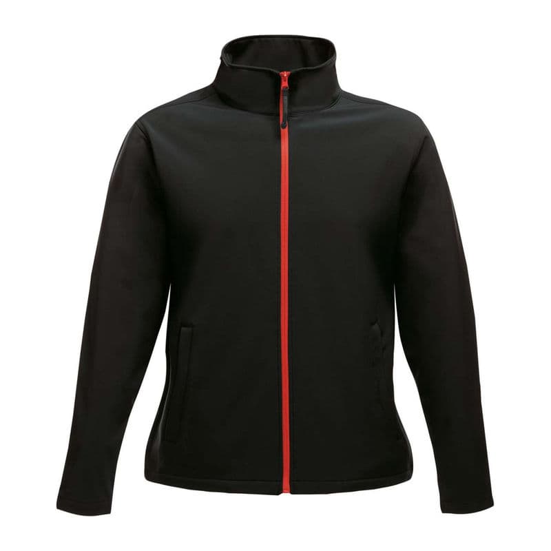 Ablaze Women'S Printable Softshell coloris Noir / Rouge classique