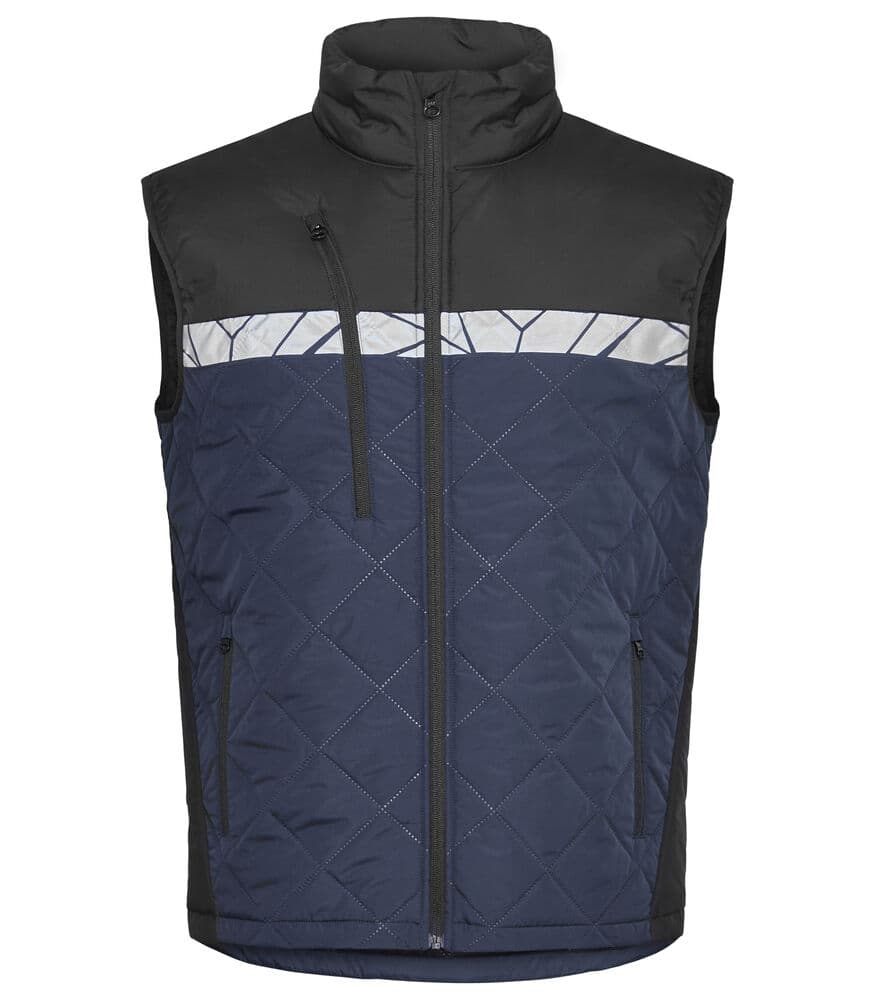 7700 GILET SANS MANCHES coloris Marine / Noir