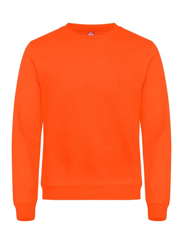 Clique Basic Roundneck coloris Orange haute visibilité