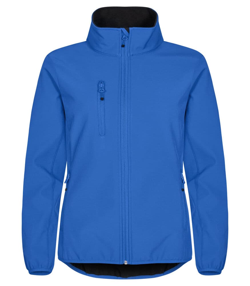 Clique Classic Softshell Jacket Women coloris Bleu roi