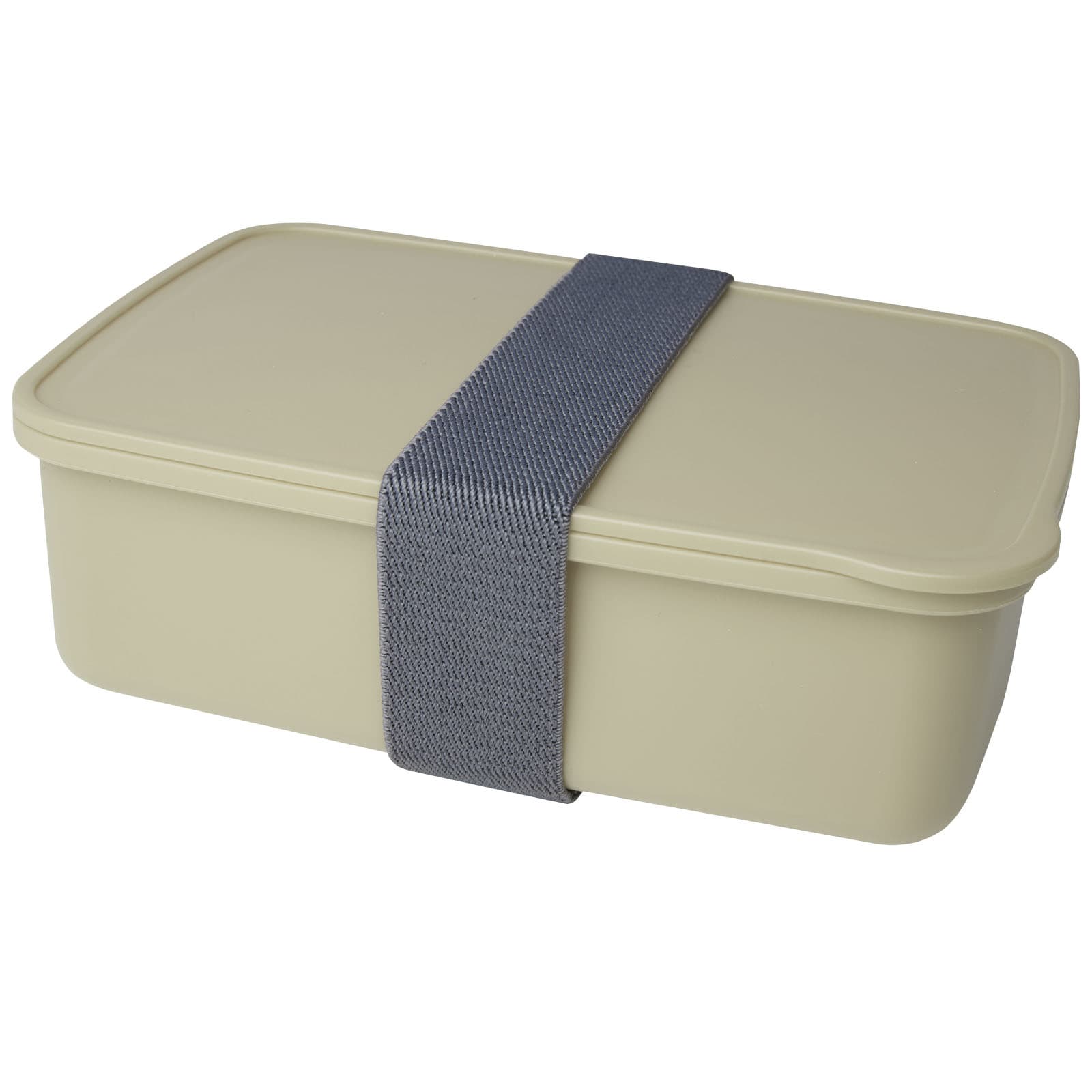 Boîte à lunch Dovi en plastique recyclé 800 ml coloris Beige
