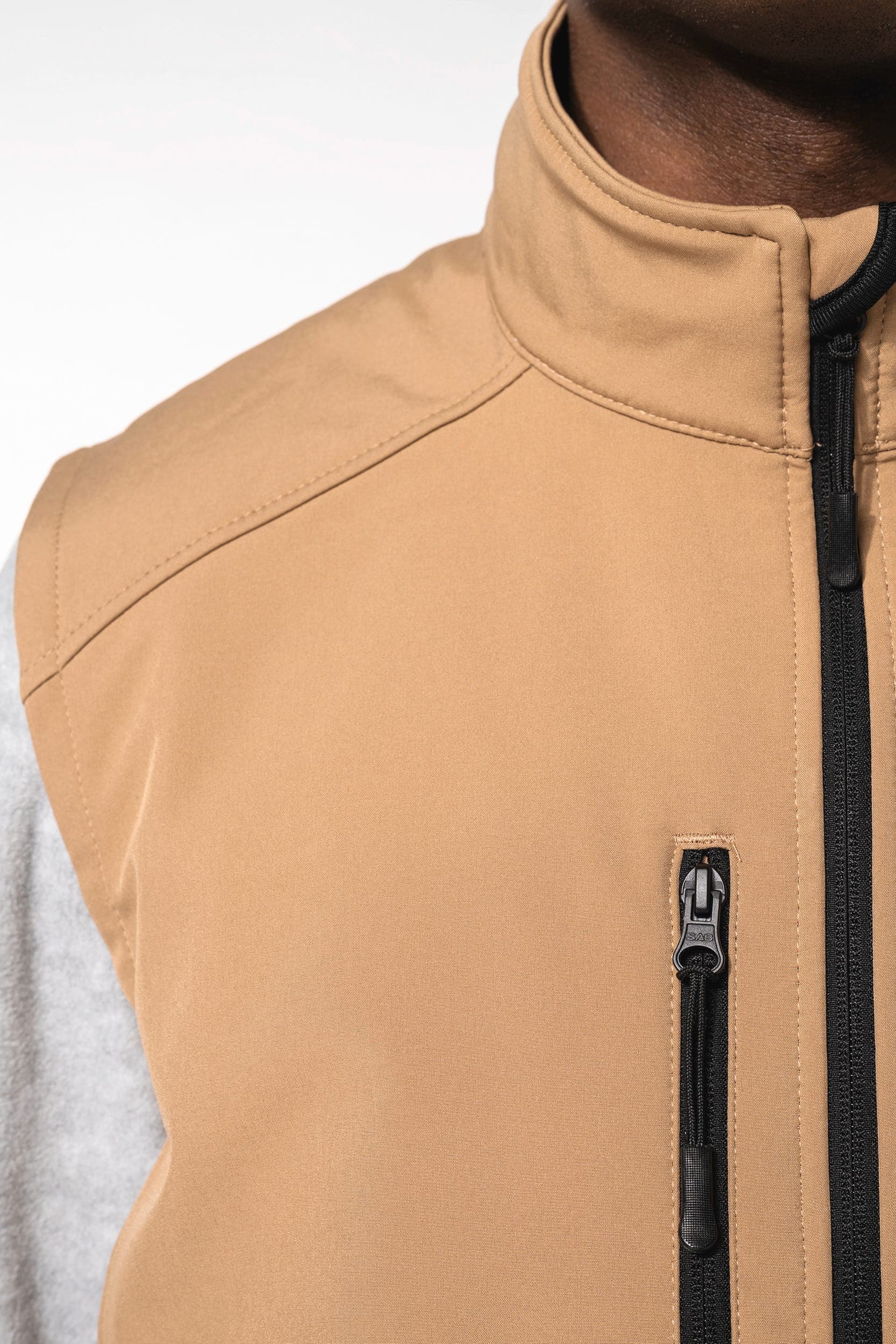 Bodywarmer softshell homme en situation